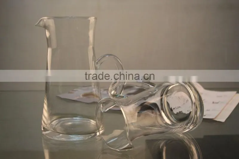 Hot Sale 12750ml Transparent glass jug and cup/drinking glassware