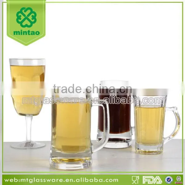 Chinese gift promotion machine made beer glass mugs