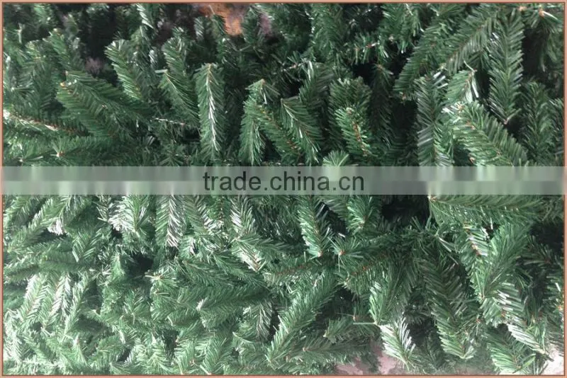 Fire retardant green christmas garlands