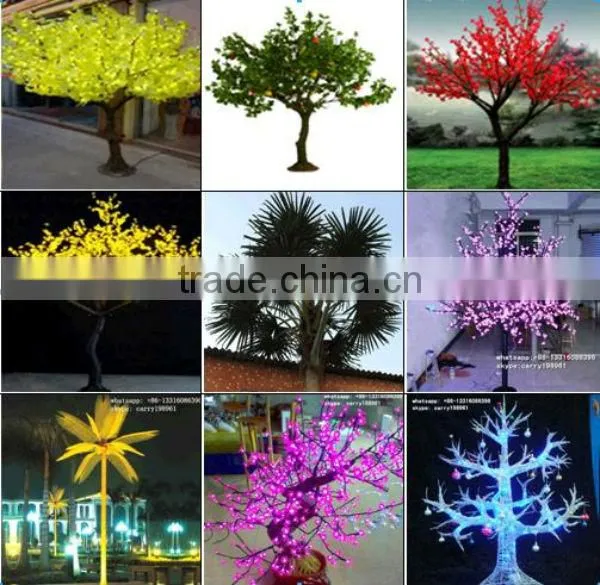 factory high quality yellow led tree decor led tree light outdoor led tree lights
