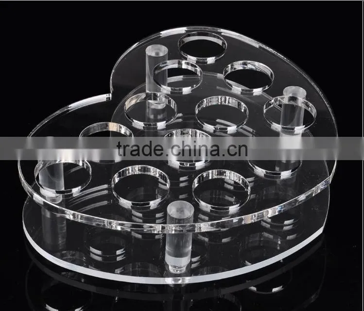 barware high quality clear acrylic wine bottle holder