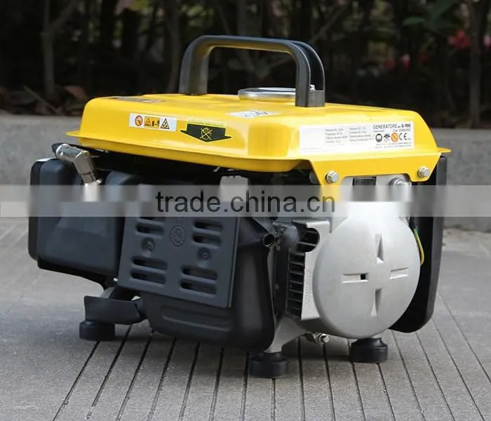 Portable small mini gasoline generator 950 650w 400w 500w for light