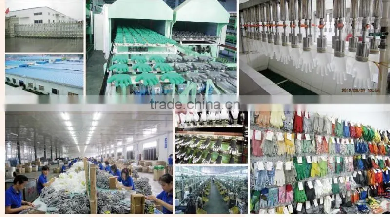 DDSAFETY 2017 Wholesale Cheap Working Gloves Yellow Split Leather Glove