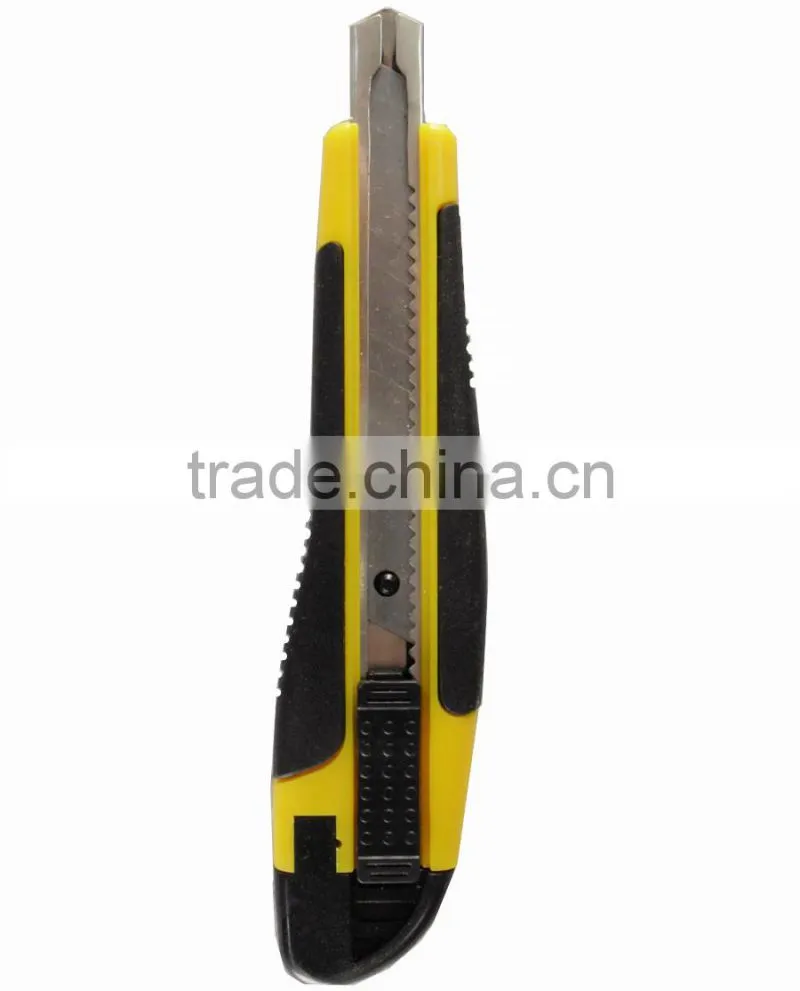 Rubber grip 9mm width blade utility knife Paper cutting knife