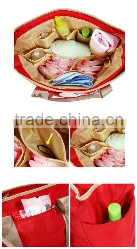 3 Piece Sets Fashion Baby Diaper Bags Factory
