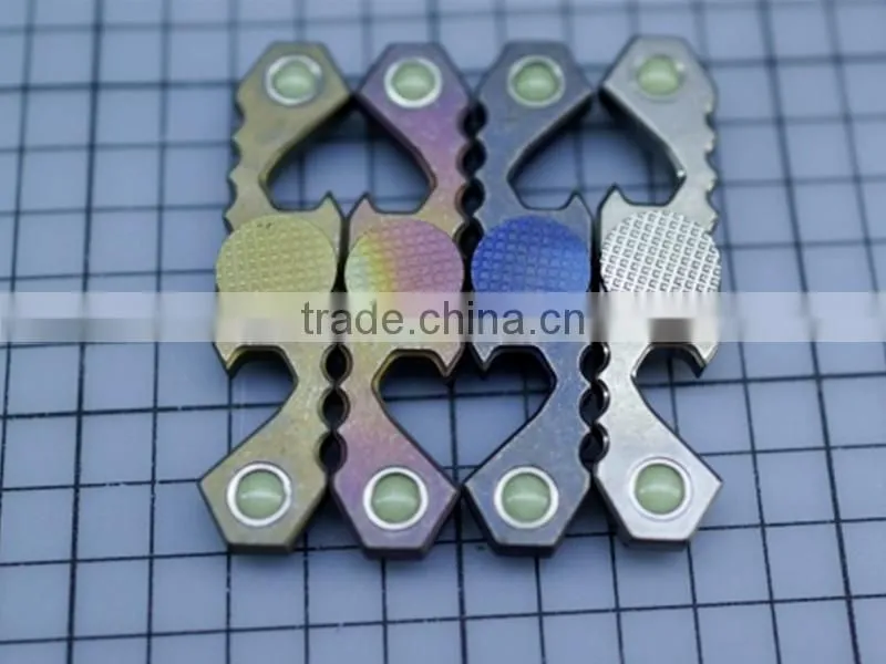 TK-1773 Outdoor edc tool Multi-function Titanium Alloy Quick Release Anti-lost Carabiner Bottle Opener