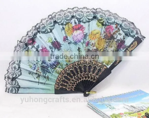 The existing handmade plastic hand fan
