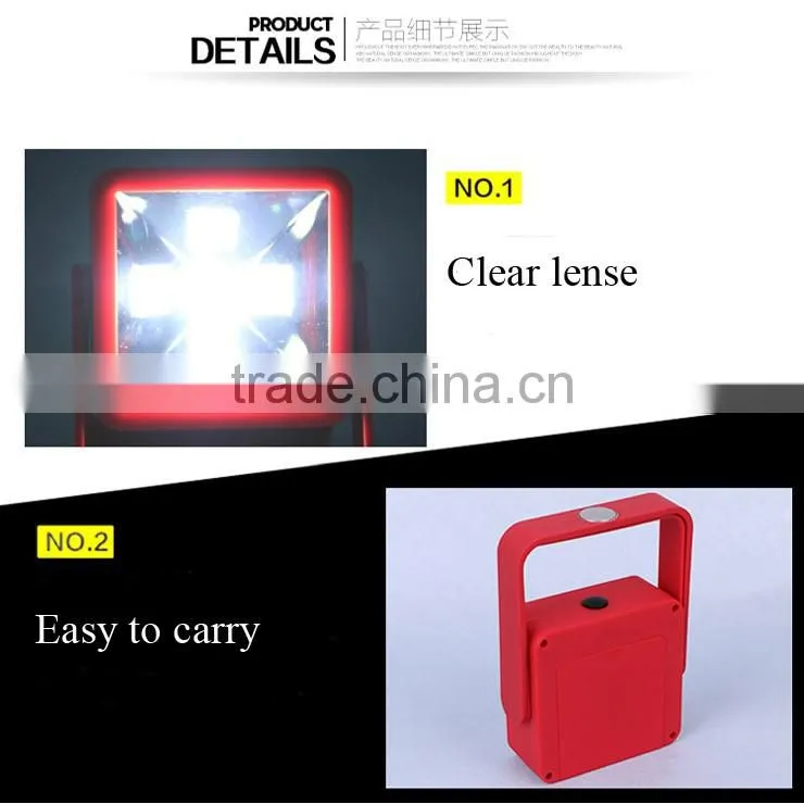 Plastic COB Working Light for Repairing with Kickstand and Magnet