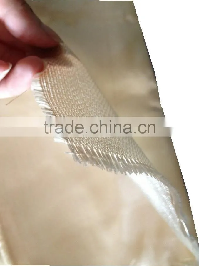 100%Fiberglass 0.8 mm 1M*1M Yellow welding insulation fire blanket in soft bags