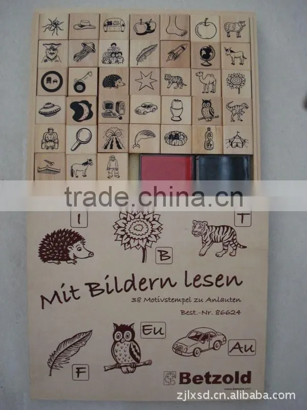 2015 newest top quality wood cute stamp|convenient beautiful stamp