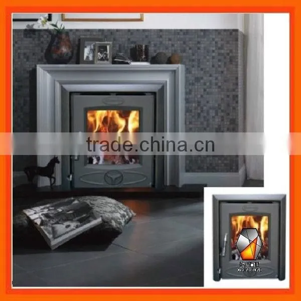 Modern cast iron insert stove with CE ST007
