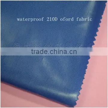 2015 new style 210D Oxford fabric laminated breathable and waterproof TPU film