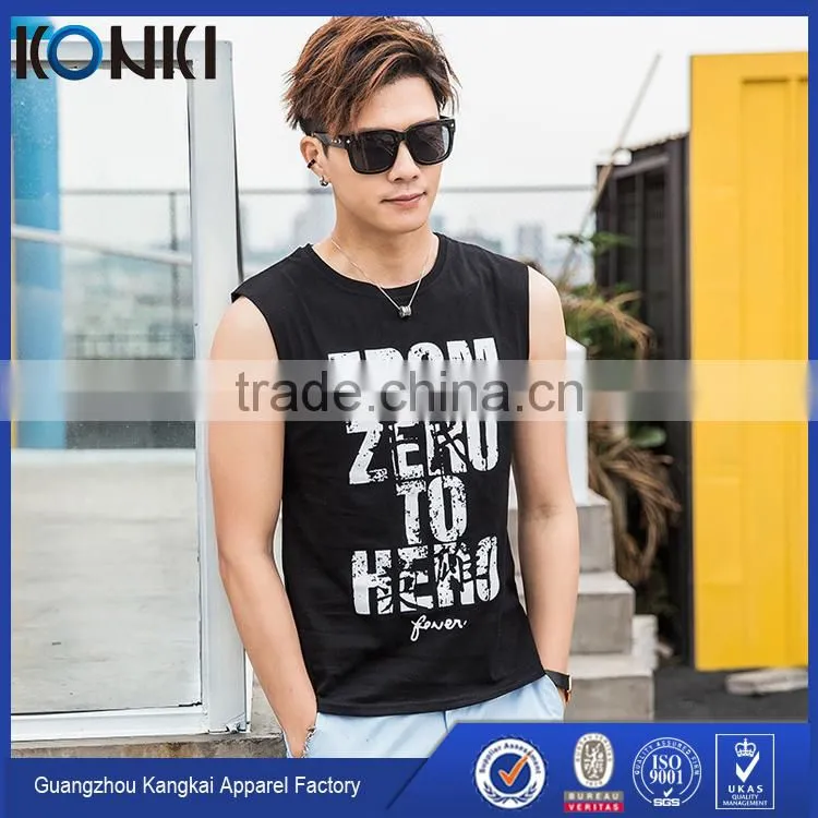 wholesale letter print tank top for men new style tank top