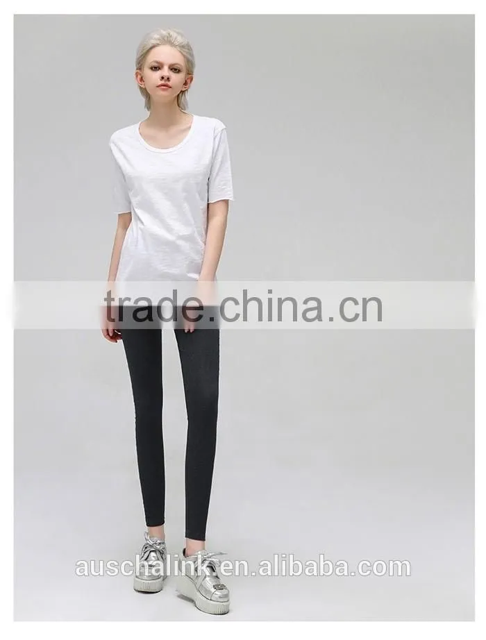 newest wholesale ladies cheap alphabet print cotton pants customized