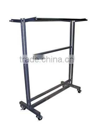 Flexible rigid 2 ways hanging Garments/Kids clothes/Clothes rack Shop display