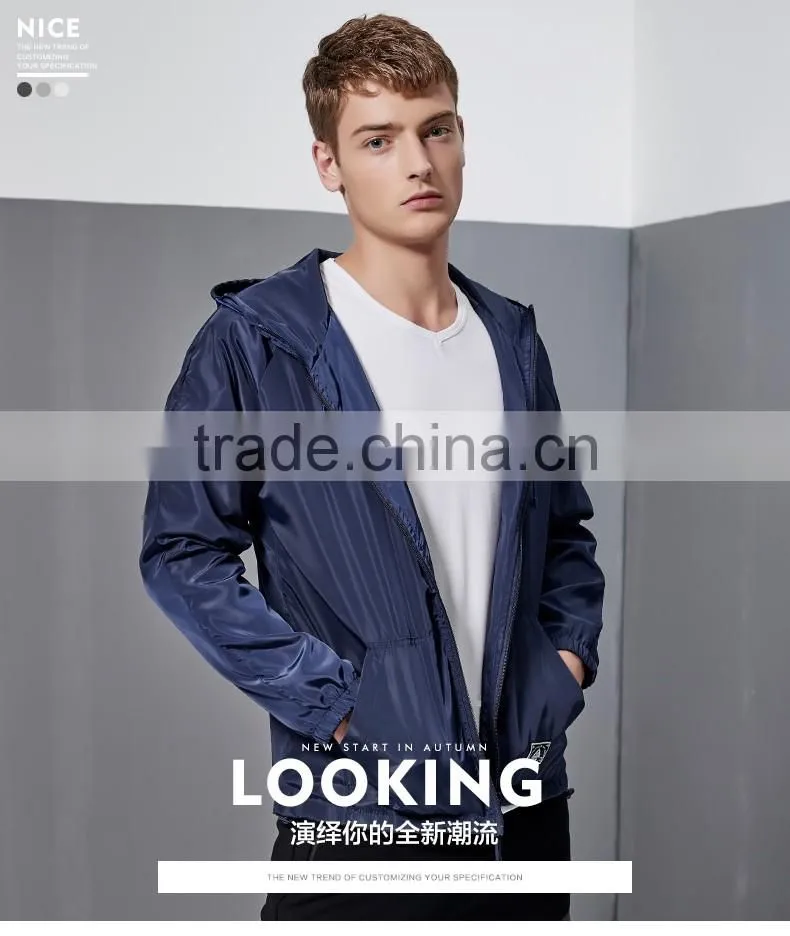 Hot Selling Men Cool Hiphop Style High Quality Solid Jacket Sports Jogging Outerwear Coat M-4XL XN-PJ16032