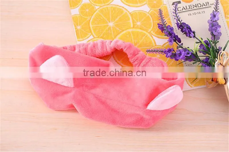 Wholesale women cheap headband Hair Band Bow For Facial Makeup good quality