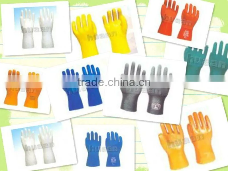 pvc oil resistance gloves