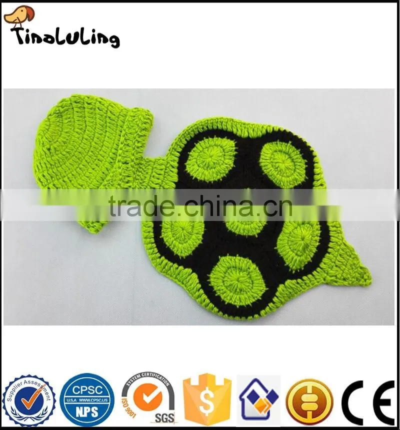 Wool Handmade Crochet Baby Photography Newborn Cap Knitted Crochet Props Turtle Suits