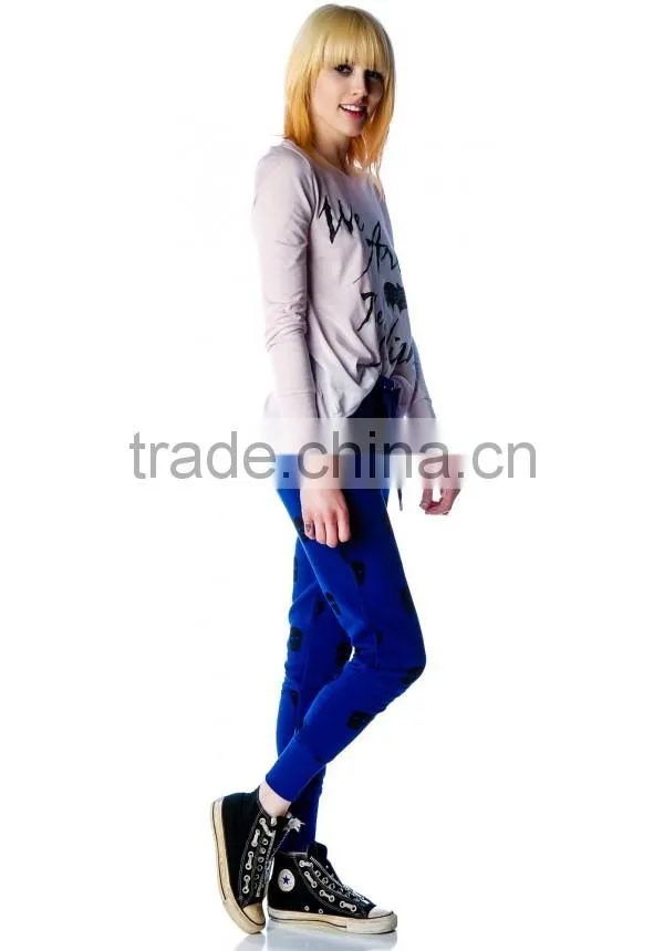 wholesale fashion print sportwear sweatpants for women