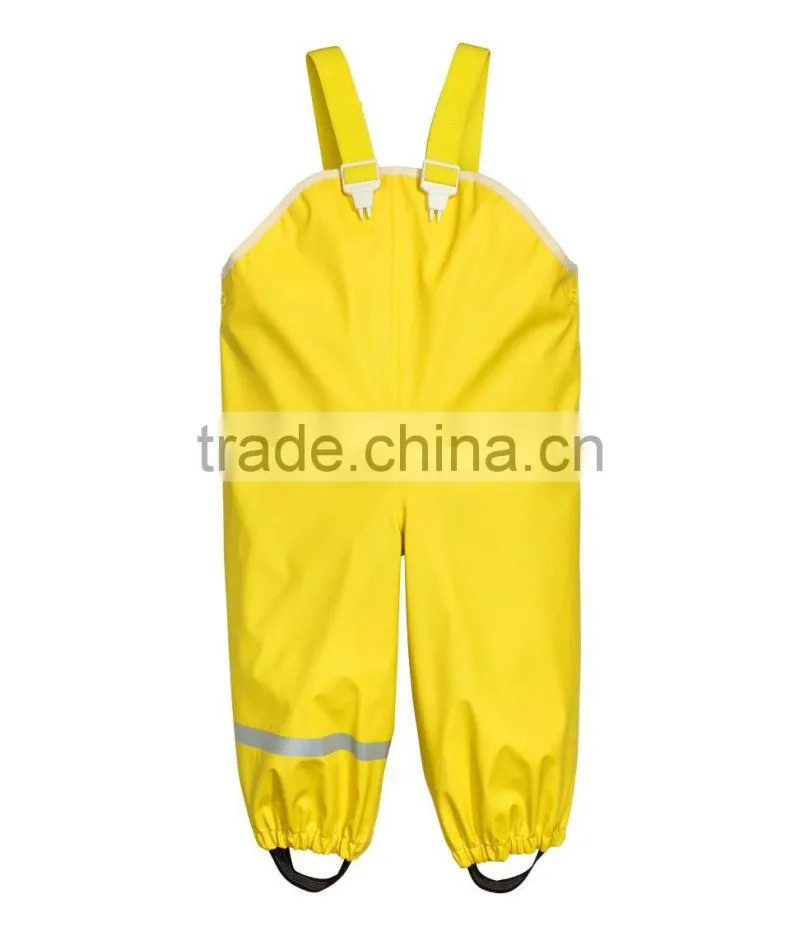 Top quality wholesale attached hood rain jacket waterproof kids jacket