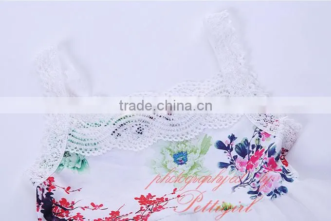 girls white summer dress flower girl skirts