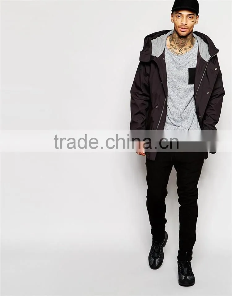 Guangzhou Shandao Factory 160g 100% Cotton O-Neck with Pocket Casual Summer Short Sleeve T Shirt Design