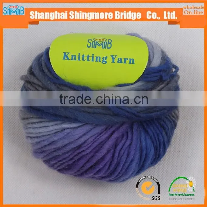 cheap wholesale oke tex quality 100 wool scarf yarn for hand knitting from china