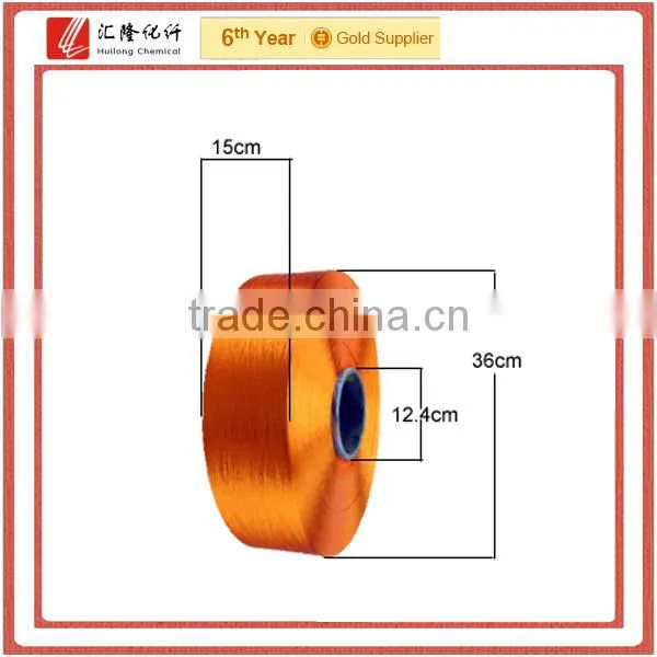 100% polyester dope dyed POY high speed spinning yarn