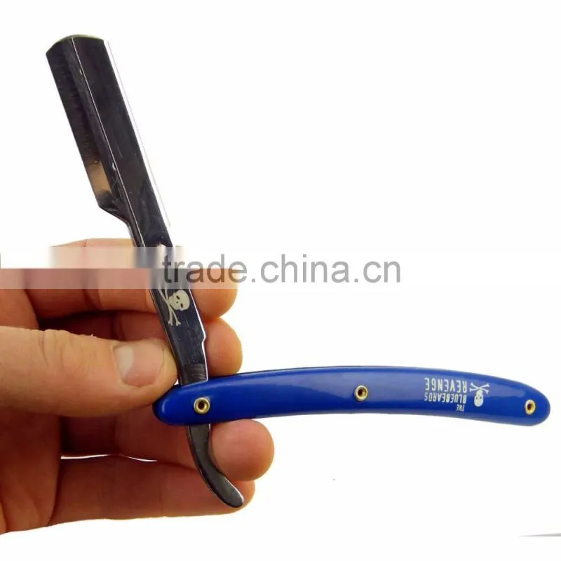Red handle Metal straight Razor