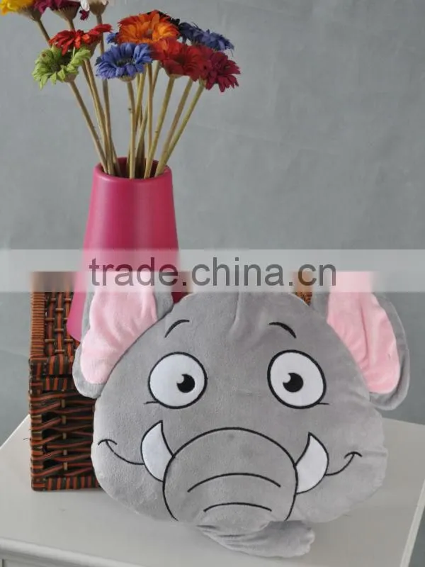 100% polyester sheep face baby cushion