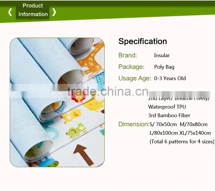 Reusable Waterproof Baby Nappy Changing Mat Wholesale