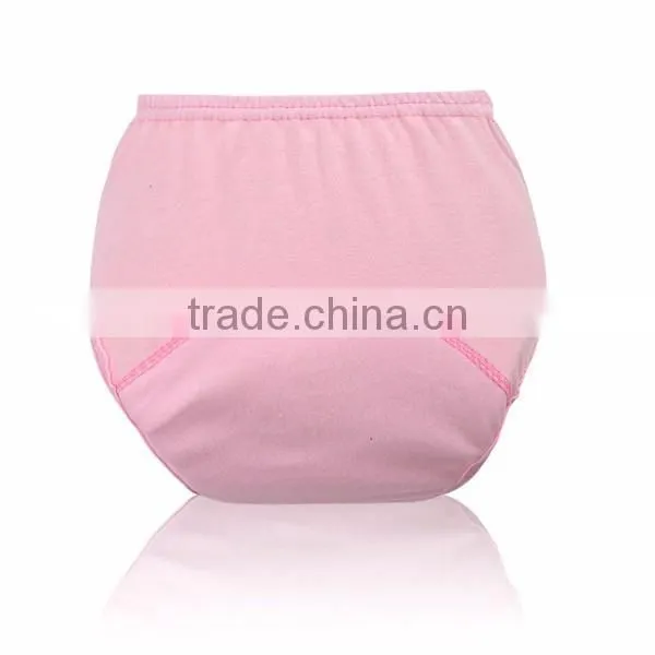 3 layers cartoon faces newborn baby training pants pure cotton baby cloth diaper nappy
