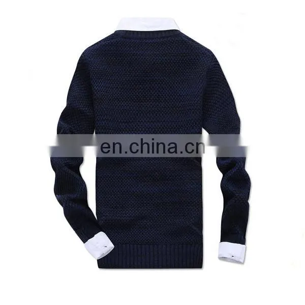 High fashion long sleeve knitwear in men's sweater