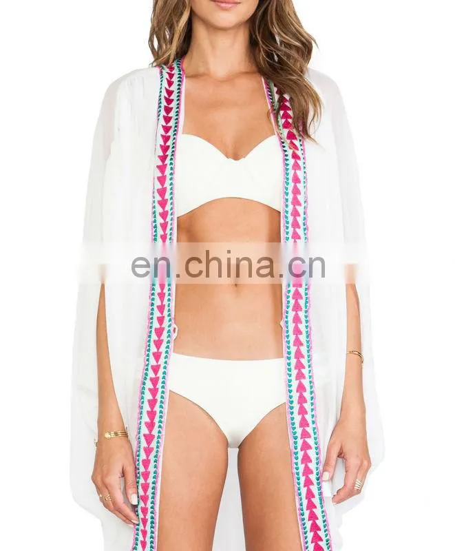 CHEFON Ladies fashion kimono maxi dress