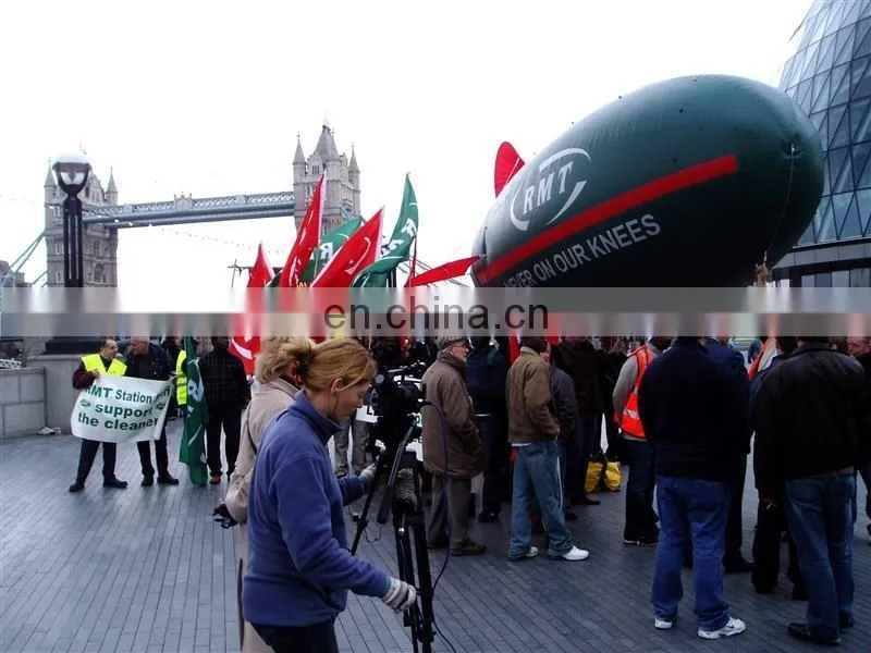 promotional inflatable airplane, outdoor inflatable advertising blimp for sale