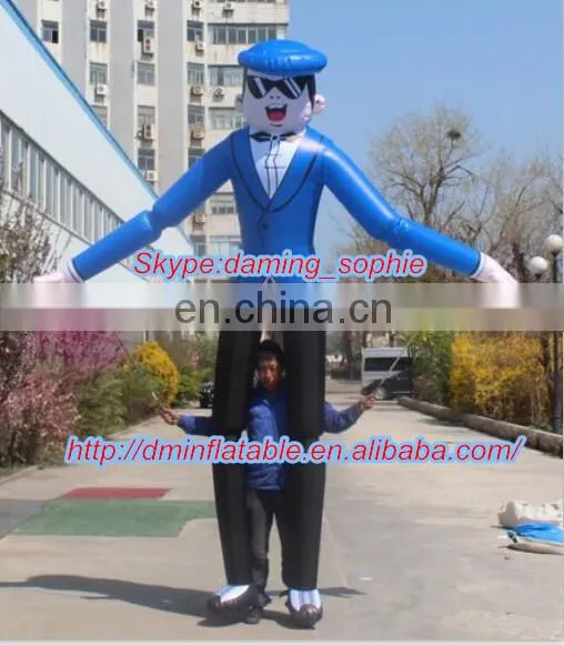 inflatable moving car cartoon for outdoors promotion