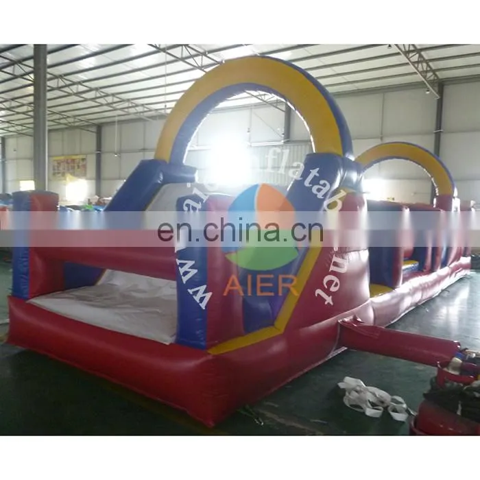 Newest factory price nice inflatable obstacle course for adult and kids