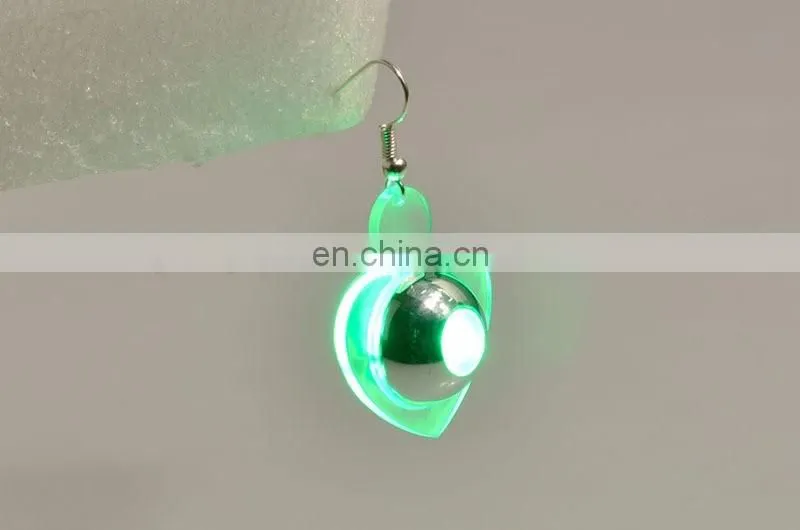 Korea led flashing ear-drop with colorful lighting