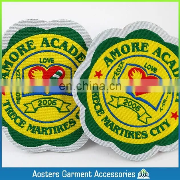 private custom label clothing woven badges