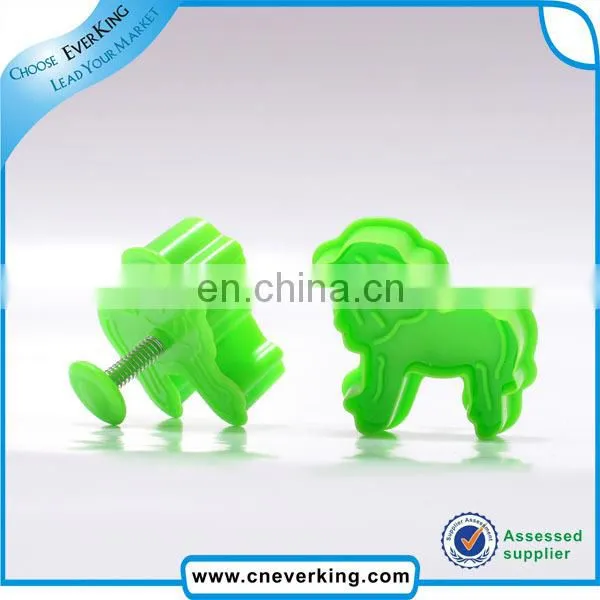 factory dog shape green color cookie cutter