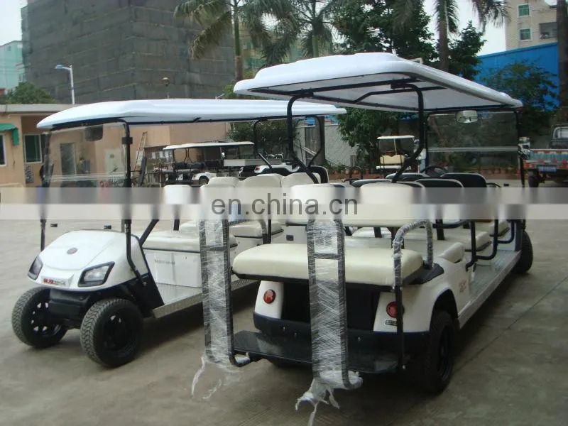 Restaurant hotel school park use 6 seater battery operated golf cart sightseeing bus