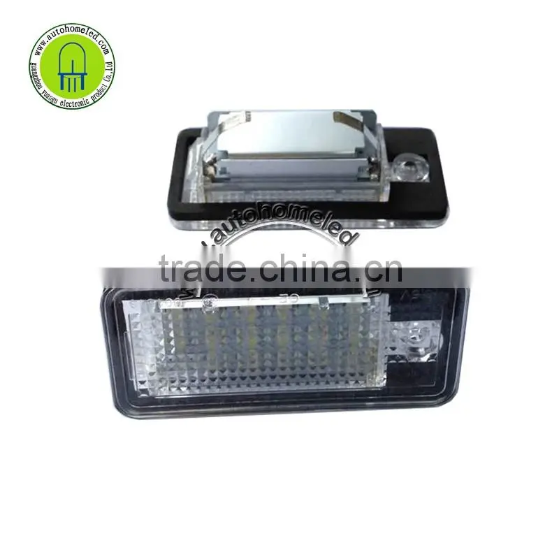 6000K License Number Plate Light Lamp For A3 S3 A4 S4 B6 B7 A6 S6 A8 Q7 NO Canbus Error E8