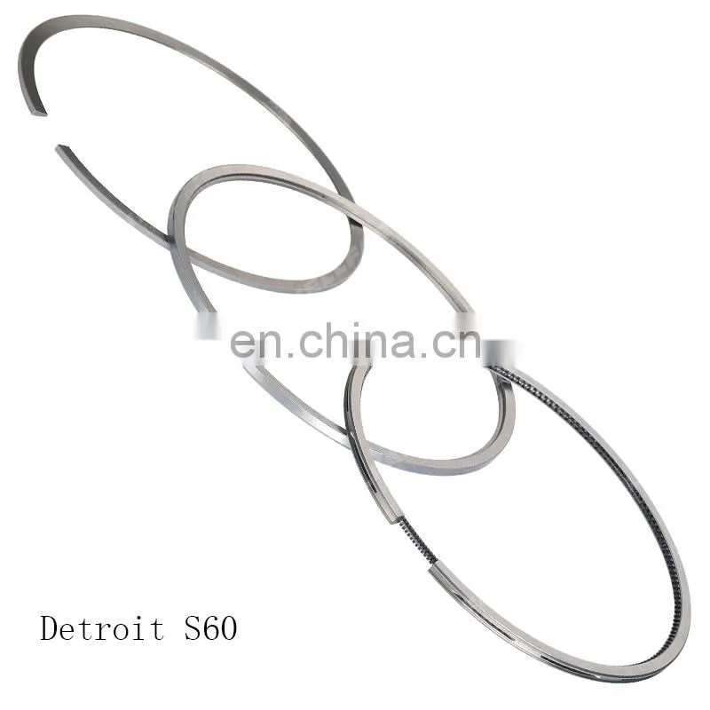 Diesel engine piston ring 23503747 For Detroit S60 Engine Dia 130mm*2.5+4+4