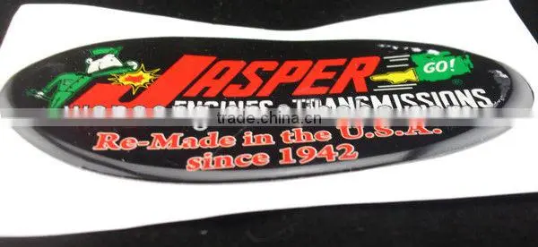 best selling factory manufacture clear epoxy sticker and fine quality custom epoxy sticker