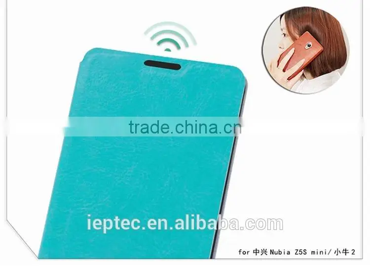 MOFi Mobile Phone Case for GIONEE GN206, Flip Leather Case Cover for GIONEE GN206