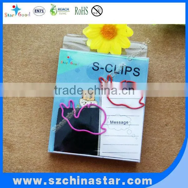 PP box packing creative OEM shapes paper clips