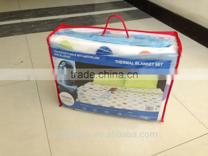 High quality cheap fleece bed set