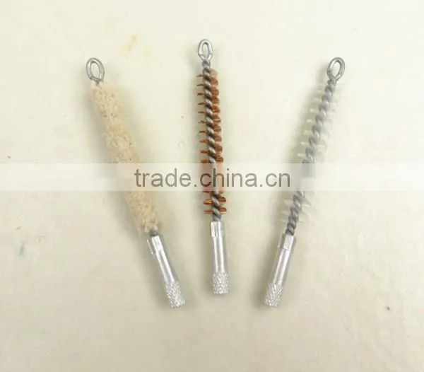 Brass rods rifle cleaning kit with solvent and gun oil , hunting gun accessories ,gun cleaning kit