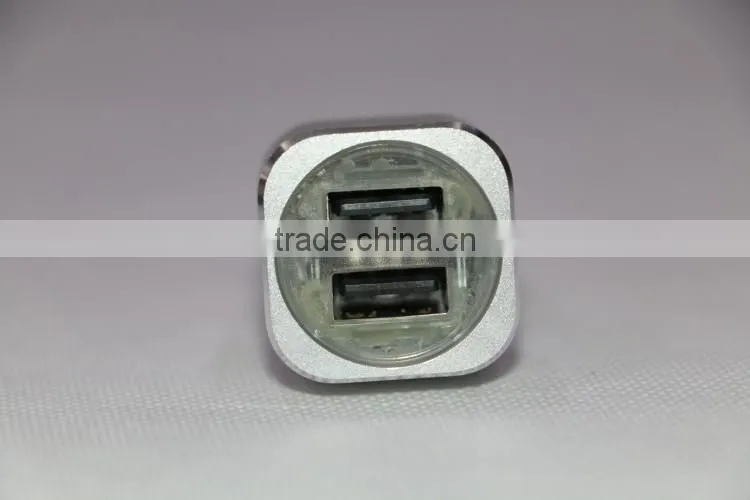 High class premium quality 2.1A dual USB output cell phone vehicle auto car charger